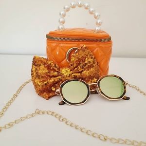 Kids Orange Mini Purse